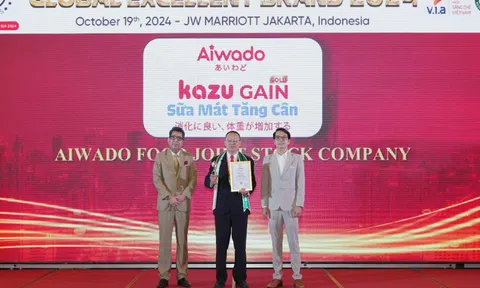 Kazu Gain Gold xuất sắc đạt TOP 5 Thương hiệu xuất sắc toàn cầu 2024