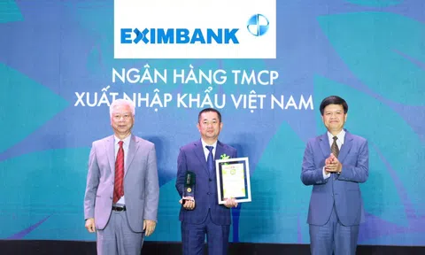 Eximbank nhận giải thưởng thương hiệu mạnh Việt Nam 2024