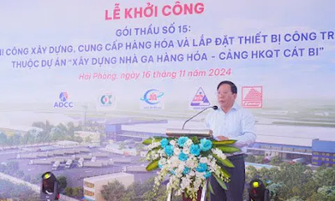 Hải Phòng khởi công nhà ga hàng hóa hơn 720 tỷ