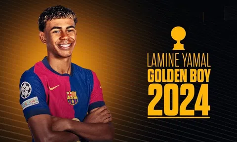 Yamal giành Golden Boy, vượt mặt Messi lập kỷ lục mới