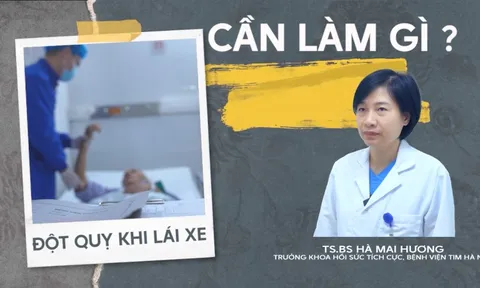 Đột quỵ khi đang lái xe, phải làm sao?