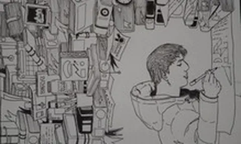 Ngắm những khoảnh khắc ‘kinh điển’ của sĩ tử mùa thi qua tranh