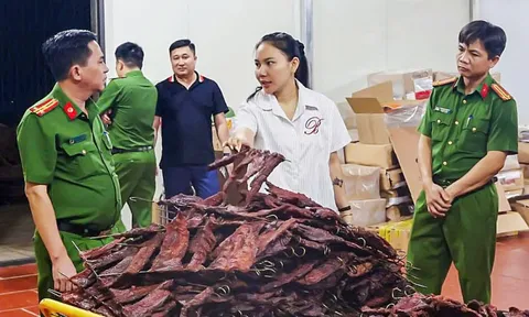Sản xuất thịt trâu gác bếp rồi dán mác Hà Giang để bán