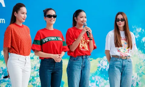 Hồ Ngọc Hà, Ngọc Châu, Lê Hoàng Phương trồng muồng hoa đào cho TP.HCM