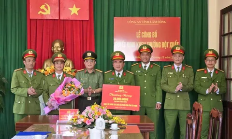 Thưởng nóng thành tích phá án nhanh vụ trộm túi xách Hoa hậu Mexico tại Đà Lạt