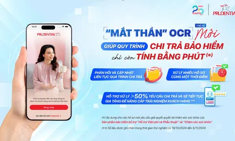 Prudential tự động hóa quy trình chi trả quyền lợi bảo hiểm với  “mắt thần” OCR thế hệ mới