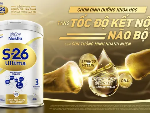 Nestlé chính thức giới thiệu sản phẩm dinh dưỡng khoa học S-26 Ultima 3 hỗ trợ tăng tốc độ kết nối não bộ