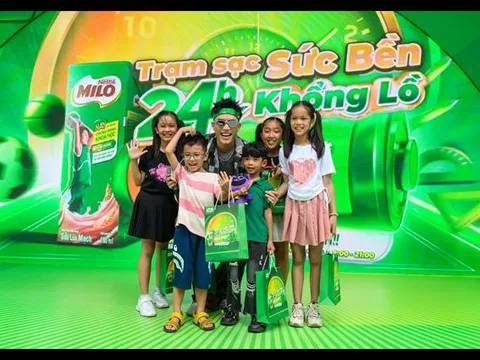Hàng nghìn gia đình Việt hào hứng tham gia “Trạm sạc Sức bền 24h Khổng lồ” của Nestlé MILO