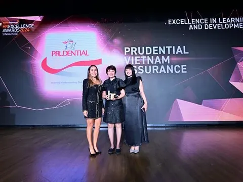 Prudential được xướng tên tại giải thưởng HR Excellence Awards 2024 Singapore nhờ vào chiến lược phát triển nhân sự toàn diện