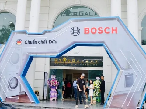 Gian hàng HMH Việt Nam nổi bật tại sự kiện ra mắt Bosch