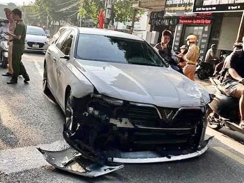 Bắt giam tài xế say rượu lái ôtô gây tai nạn liên hoàn