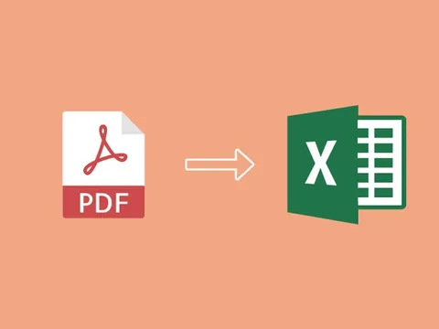 Hướng dẫn chuyển đổi file PDF sang Excel không cần phần mềm