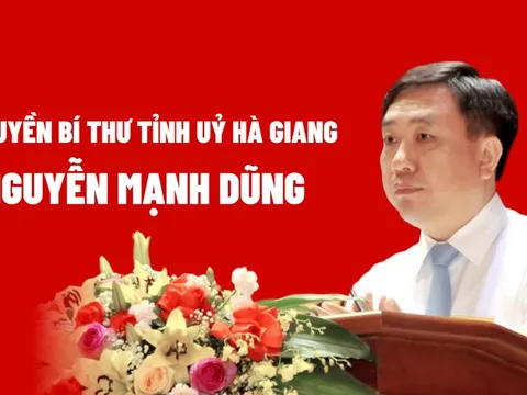 Chân dung Quyền Bí thư Tỉnh ủy Hà Giang Nguyễn Mạnh Dũng
