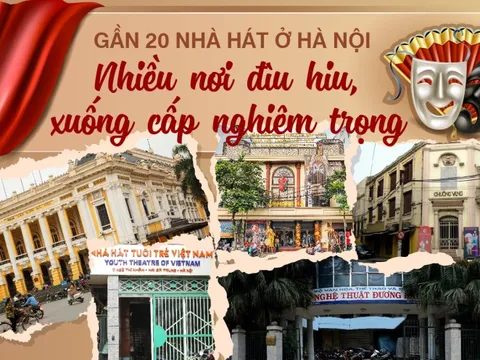 Gần 20 nhà hát ở Hà Nội: Nhiều nơi đìu hiu, xuống cấp nghiêm trọng