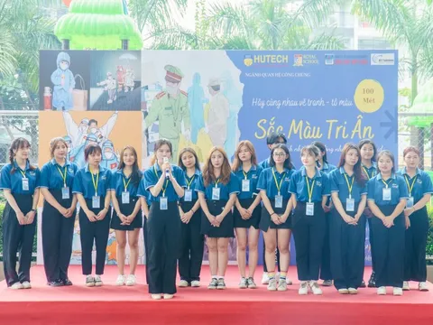 Sinh viên Quan hệ Công chúng HUTECH bản lĩnh “cân” sự kiện lớn nhỏ từ năm nhất