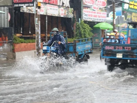 TP HCM bước vào đợt mưa lớn diện rộng