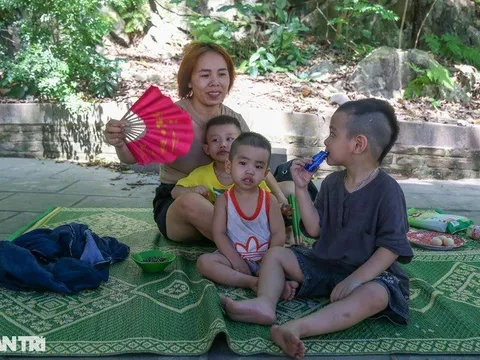 Mất điện, người Hà Nội chui hang động trốn nóng