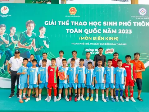 Nestlé MILO tiếp tục đồng hành với Giải thể thao học sinh phổ thông toàn quốc năm 2023