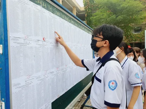 Trên 96.000 thí sinh làm thủ tục dự thi vào lớp 10 ở TPHCM