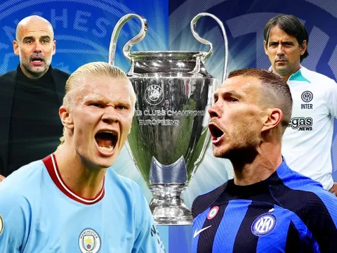Xem trực tiếp chung kết Cúp C1 Man City vs Inter Milan trên kênh nào, ở đâu?