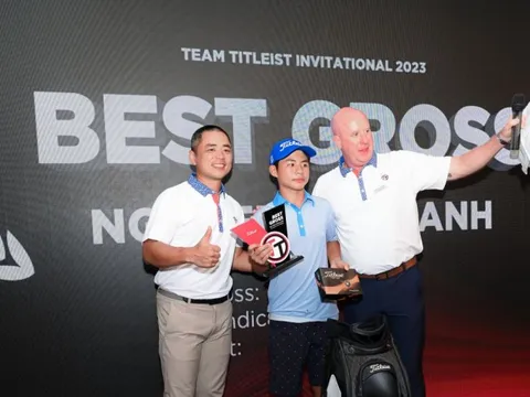 Golfer 14 tuổi Nguyễn Tuấn Anh vô địch giải Team Titleist Invitational