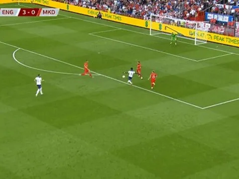 ‘Tam sát’ bùng nổ, tuyển Anh thắng hủy diệt Bắc Macedonia