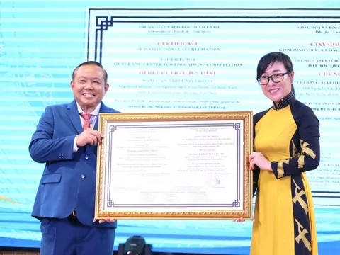 Trường đại học Nam Cần Thơ đạt chứng nhận kiểm định chất lượng giáo dục