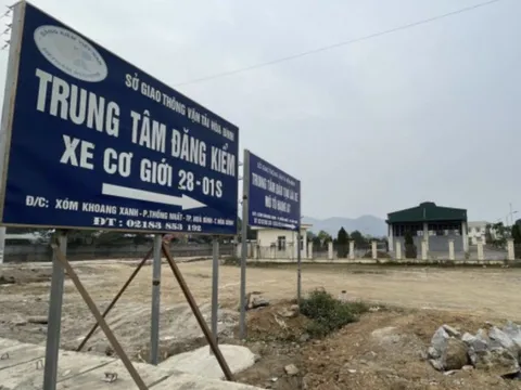 Trung tâm đăng kiểm duy nhất ở Hòa Bình hoạt động trở lại