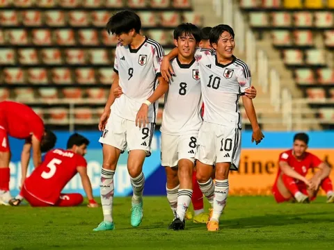 Vùi dập U17 Iran, U17 Nhật Bản lần thứ 5 vào chung kết U17 châu Á