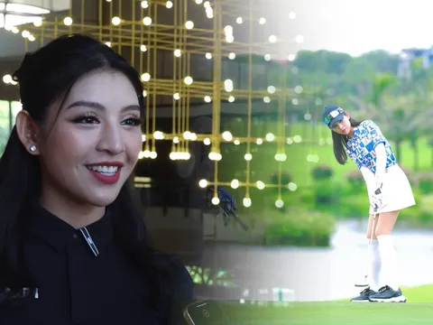 Người đẹp Lê Thanh Tú: ‘Sân Vinpearl Golf Hải Phòng đầy thách thức’