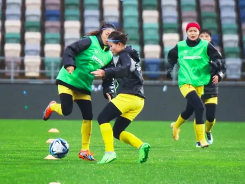 Tuyển nữ Việt Nam tập buổi cuối, sẵn sàng đấu New Zealand