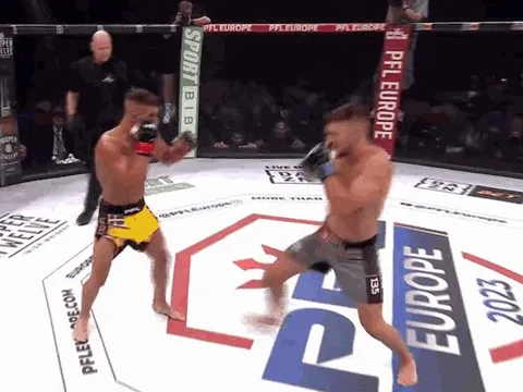 Ali Taleb tung đòn đấm móc siêu nhanh, hạ knock-out đối thủ