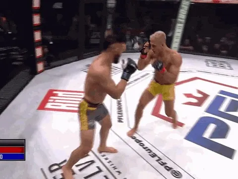 ‘Gã điên’ Francesco Nuzzi tung cú đá cực hiểm khiến đối thủ ngã gục