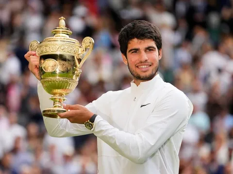 Vô địch Wimbledon, Alcaraz thiết lập nhiều cột mốc khó tin trong sự nghiệp