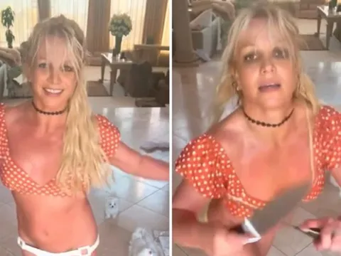 Cảnh sát đến nhà Britney Spears sau video múa dao gây sốc