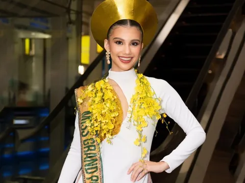 Người đẹp duy nhất mặc áo dài đến Việt Nam thi Hoa hậu Hòa bình