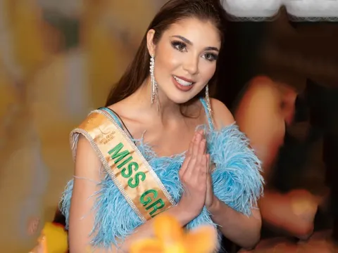 Người đẹp Brazil bối rối vì nói tiếng Anh kém khi nói chuyện cùng ông Nawat