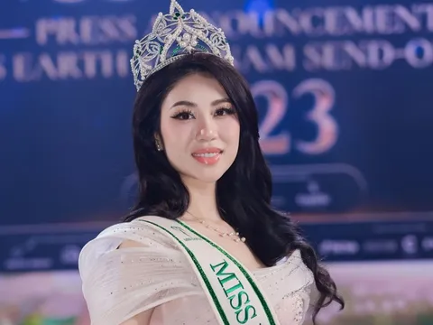 Hoa hậu Đỗ Thị Lan Anh thi Hoa hậu Trái Đất 2023