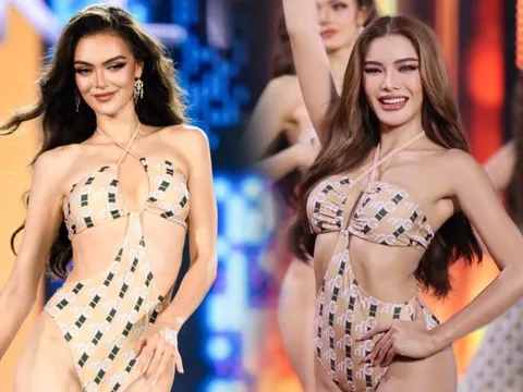 Lê Hoàng Phương và dàn thí sinh cao 1,83 m, bụng 6 múi tại Hoa hậu Hòa bình