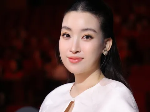 Đỗ Mỹ Linh ngồi ghế giám khảo sau khi giảm 10 kg