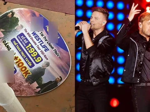 Công an xử lý vụ quảng cáo tiền ảo, web cờ bạc tại đêm nhạc Westlife ở TP.HCM