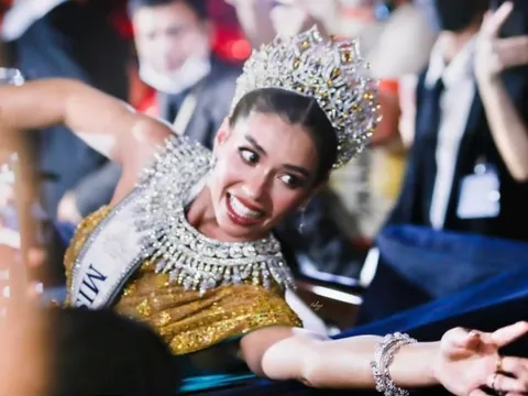 Hỗn loạn ở sân bay đón Á hậu Hoàn vũ trở về quê nhà