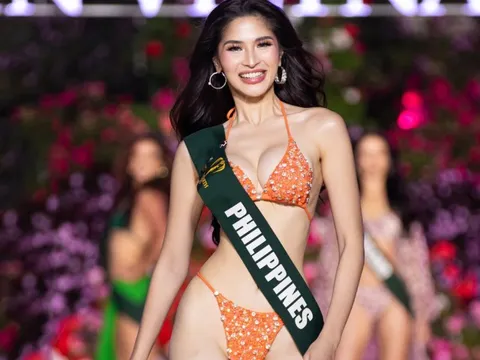 Dàn người đẹp Hoa hậu Trái Đất diễn bikini dưới trời lạnh 15 độ ở Đà Lạt