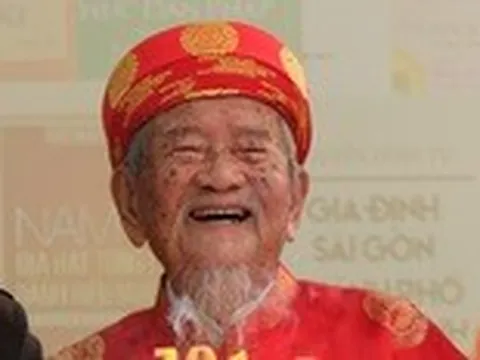 Nhà nghiên cứu 104 tuổi Nguyễn Đình Tư vẫn leo cầu thang mỗi ngày 10 bận