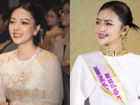 Dàn hoa hậu và diễn viên khoe dáng tại Lễ hội áo dài TPHCM 2024