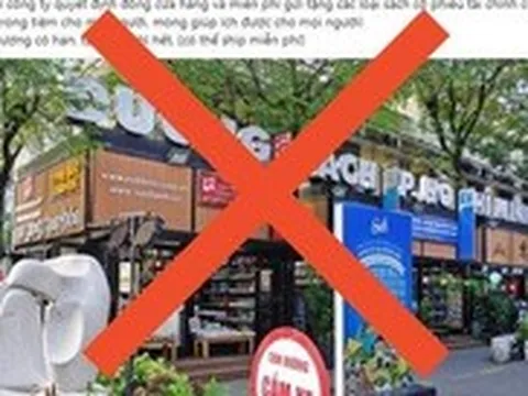 Đường sách TP.HCM kêu cứu vì tài khoản giả mạo