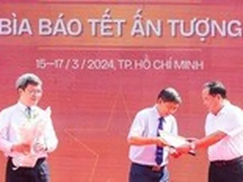 Báo Tuổi Trẻ nhận giải A giải thưởng Bìa báo Tết ấn tượng tại Hội báo toàn quốc 2024