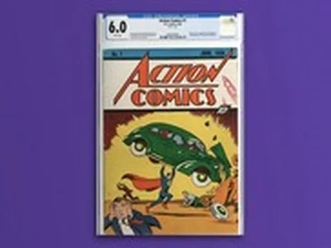 Truyện tranh comic Superman đắt nhất lịch sử, bán được 6 triệu USD