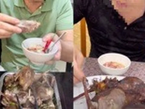 Đăng công khai clip ăn chim hoang dã lên mạng, gây bức xúc