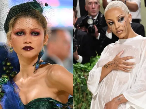 Thảm đỏ Met Gala 2024: Dàn sao mặc xuyên thấu, Doja Cat như bước ra từ nhà tắm